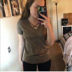 Army Green/Tan T-Shirt